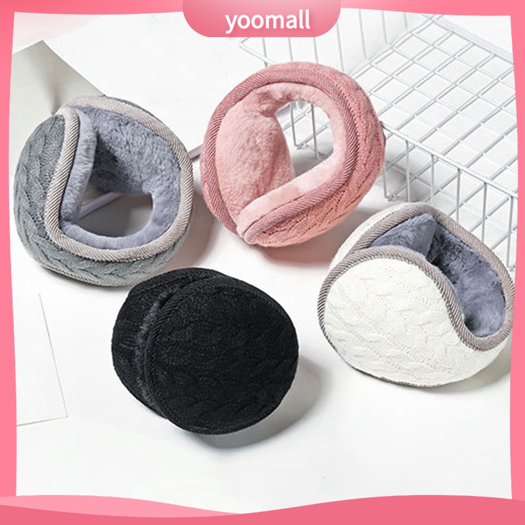 Chụp Tai Dệt Kim Dày Dặn Gọn Nhẹ Giữ Ấm Tai Có Thể Gập Gọn Cho Hoạt Động Ngoài Trời