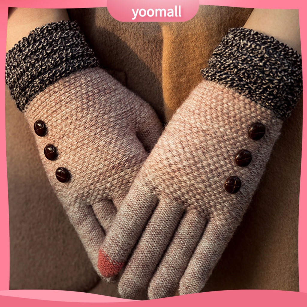 1 Cặp Vỏ Bọc Bảo Vệ Ngón Tay Màn Hình Cảm Ứng Phối Màu Độc Đáo Thời Trang Cho Nữ