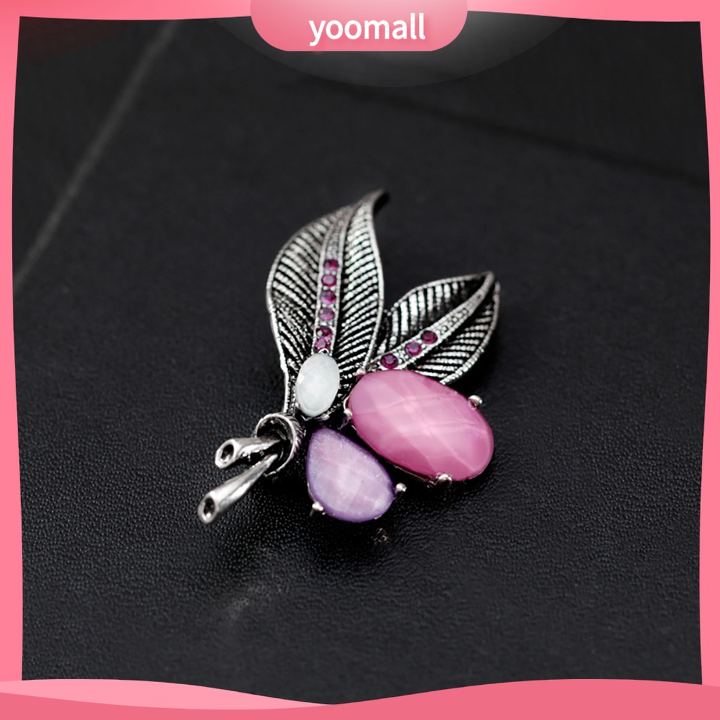 Ghim Cài Áo Đính Đá Kiểu Dáng Đáng Yêu Dùng Trang Trí