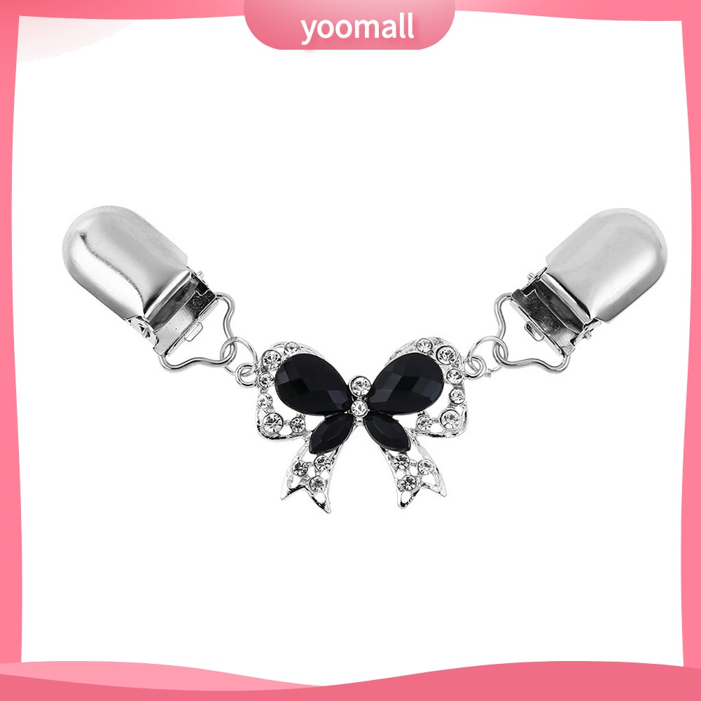 Ghim Cài Áo Hình Nơ Đính Đá Thời Trang Cho Nữ