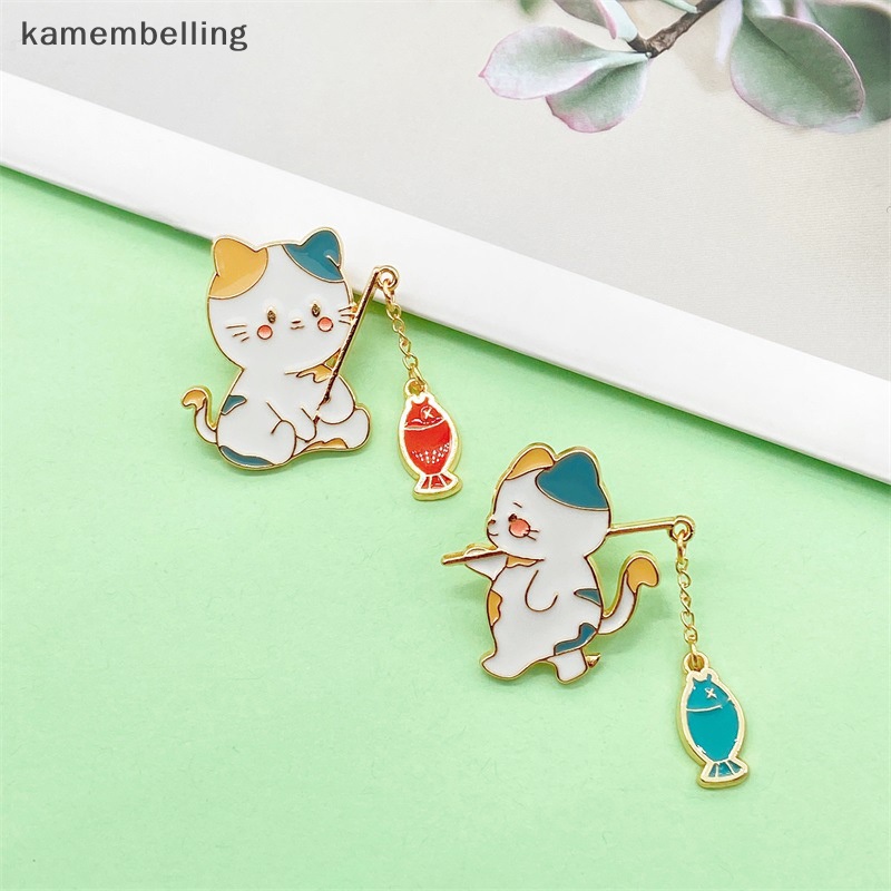 Trâm Cài Áo Hình Mèo Dễ Thương Sáng Tạo