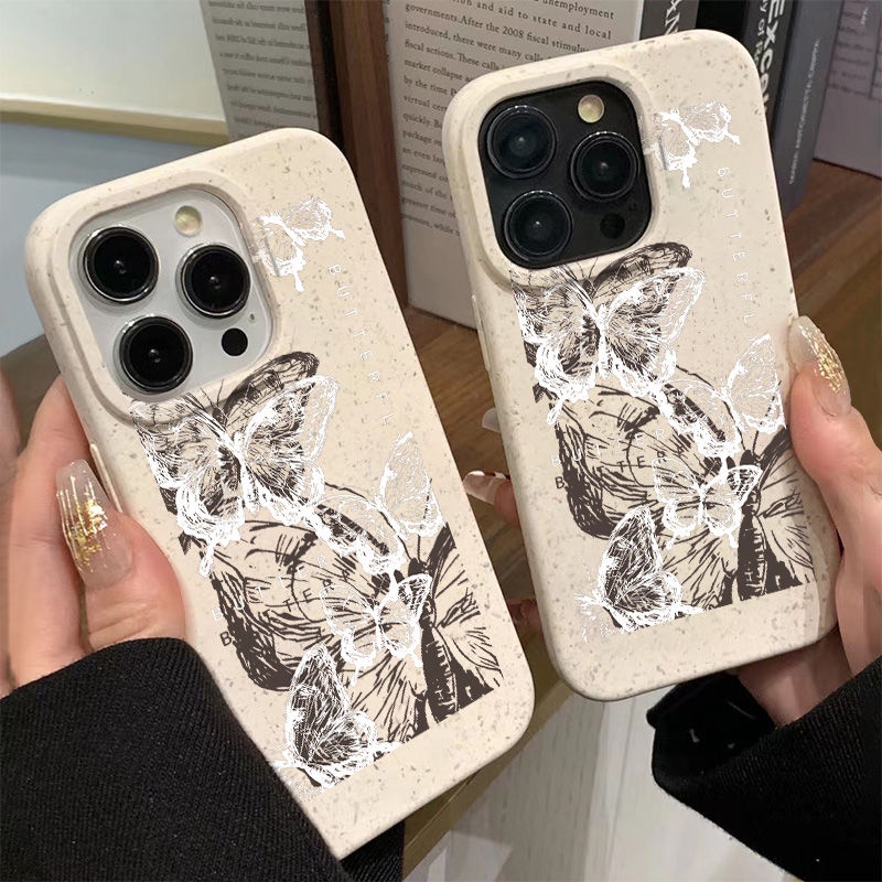 Ốp Điện Thoại Mềm Chống Sốc In Họa Tiết Graffiti 7In Đơn Giản 13iPhone128p11 14pro Cho iPhone
