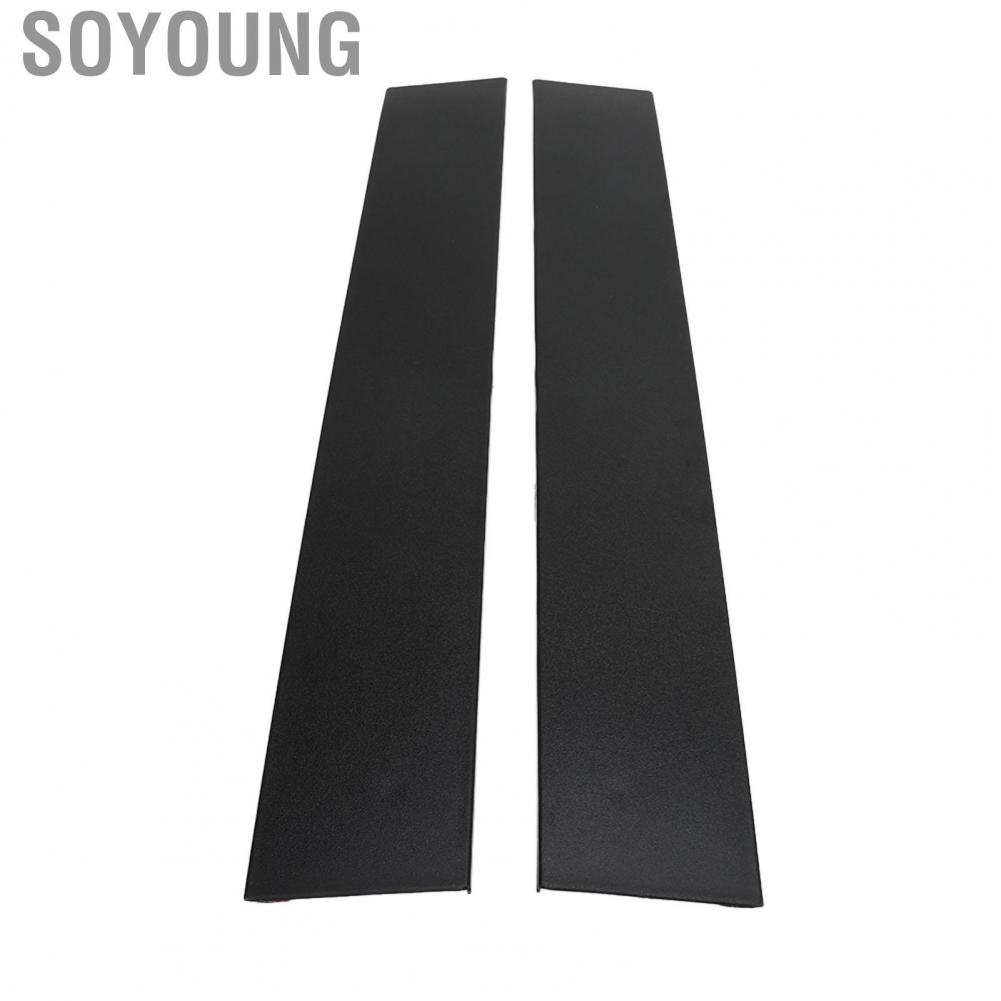 Soyoung 5020664AA Front Door B Pillar Trim Durable Easy Installation Molding 1Pair Stylish for Grand