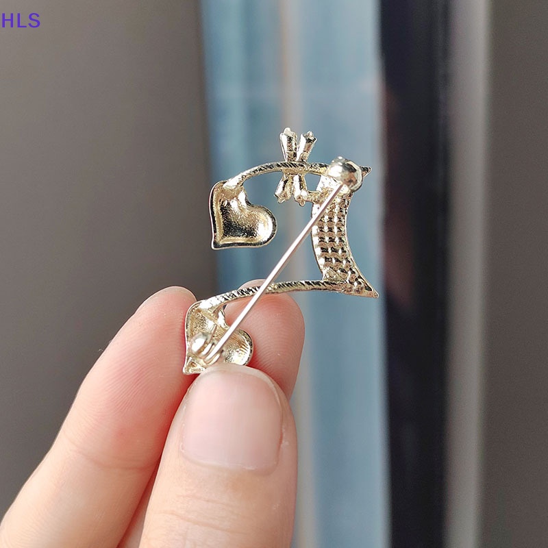 Ghim Cài Áo Hình Nốt Nhạc / Trái Tim Bằng Kim Loại Tráng Men Thời Trang Cho Nữ