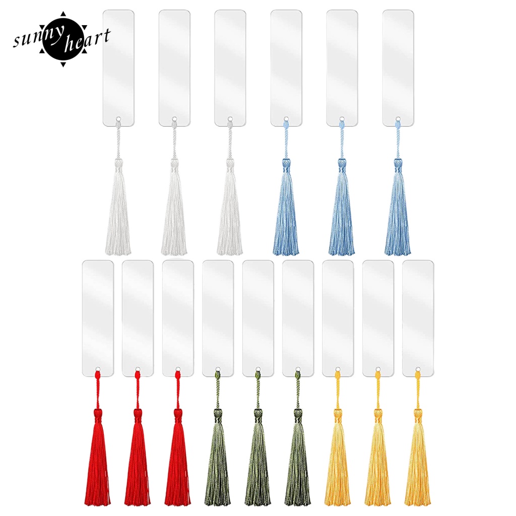 Sunnyheart Set 15 Miếng Dán Trang Trí Sách Bằng acrylic Nhiều Cách Và Sử Dụng Sáng Tạo Để Làm Dấu Trang Sách Thủ Công Độc Đáo DIY