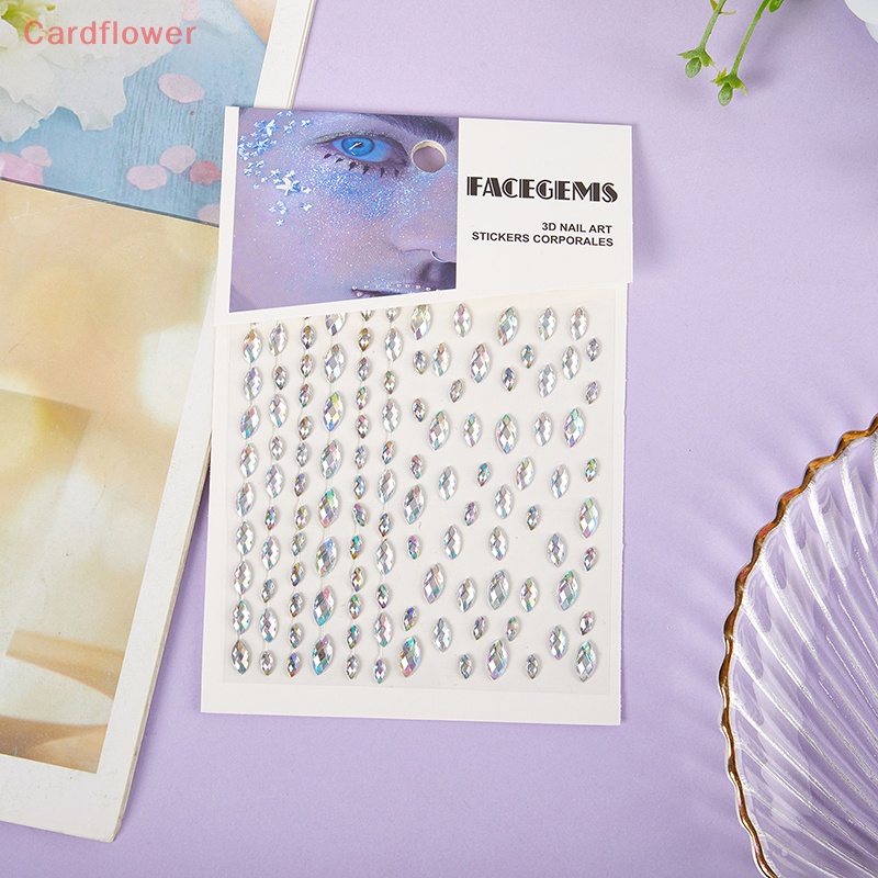 1 Tấm Hình Dán Trang Điểm Mắt Họa Tiết Kim Cương Lấp Lánh