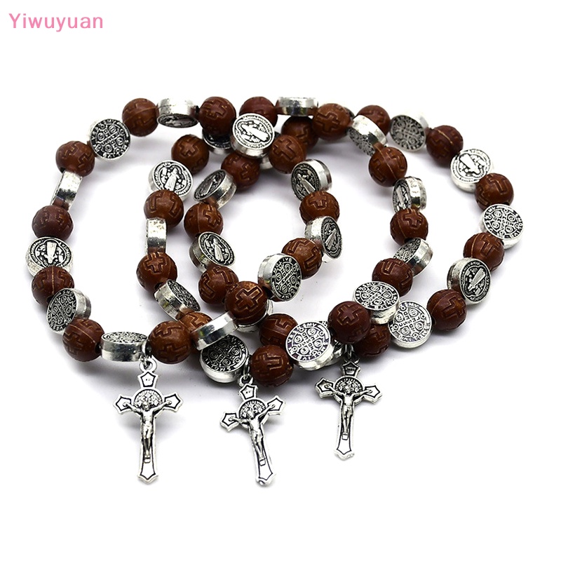 Bộ 3 Vòng Tay Chuỗi Hạt Phong Cách Công Giáo Mới