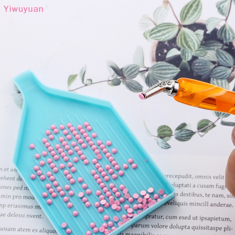 < Yiwuyuan > Phụ Kiện Bút Paing Kim Cương 45° Set 6 Bút Trang Trí Móng Tay Nghệ Thuật Bằng Thép Không Gỉ Tiện Dụng Mới