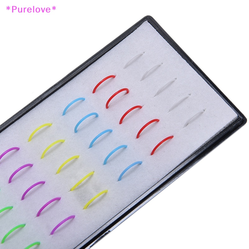 1 Hộp 40 Khuyên Mũi Acrylic Cá Tính Thời Trang Mới