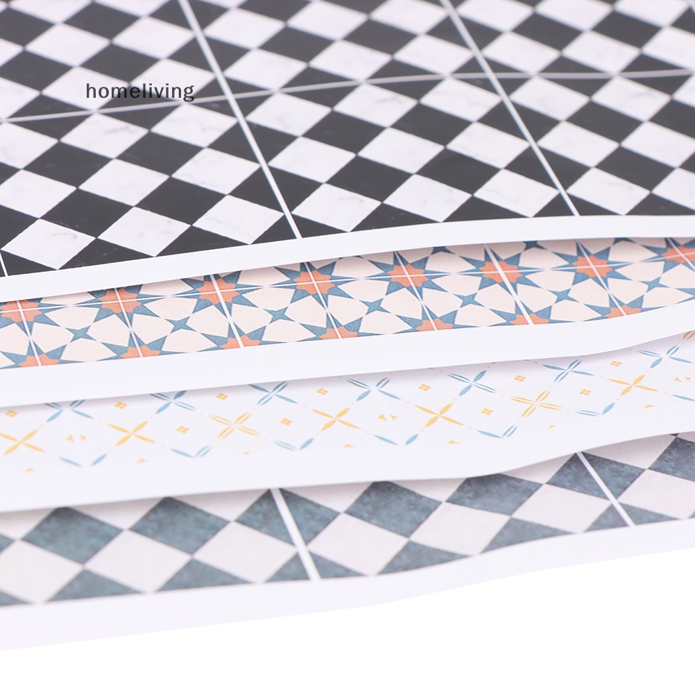 Miếng Dán Sàn Nhà Trang Trí Nhà Búp Bê Tỉ Lệ 1 / 12