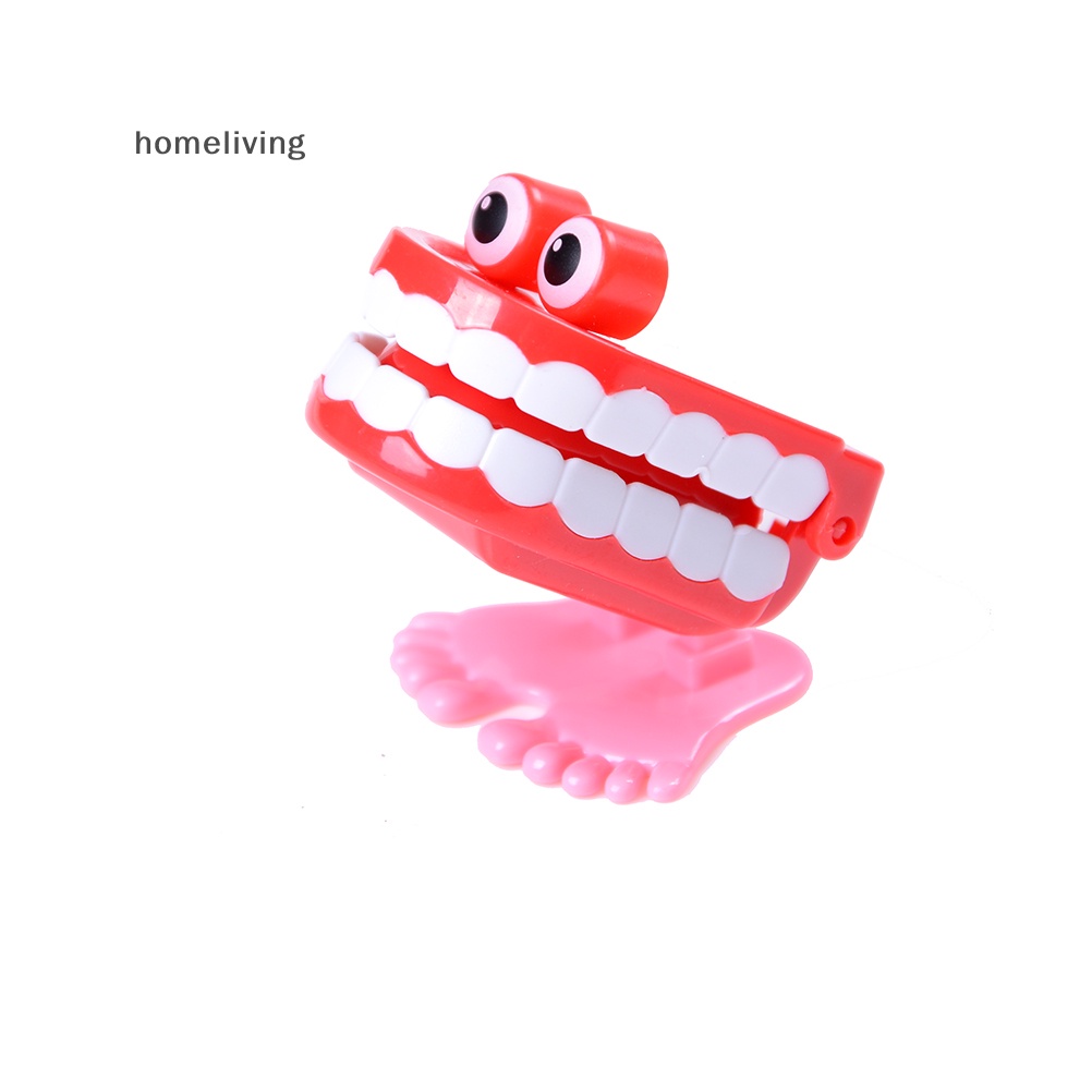 1 Đồ Chơi Lên Dây Cót Hình Chiếc Răng Bằng Nhựa Dễ Thương Xinh Xắn