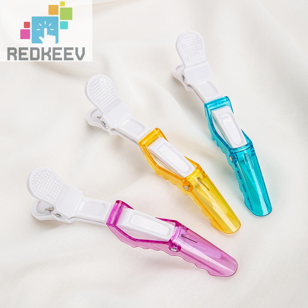 Set 6 Kẹp Nhựa Cố Định Tóc Hai Cổng Thiết Kế Nhỏ Gọn