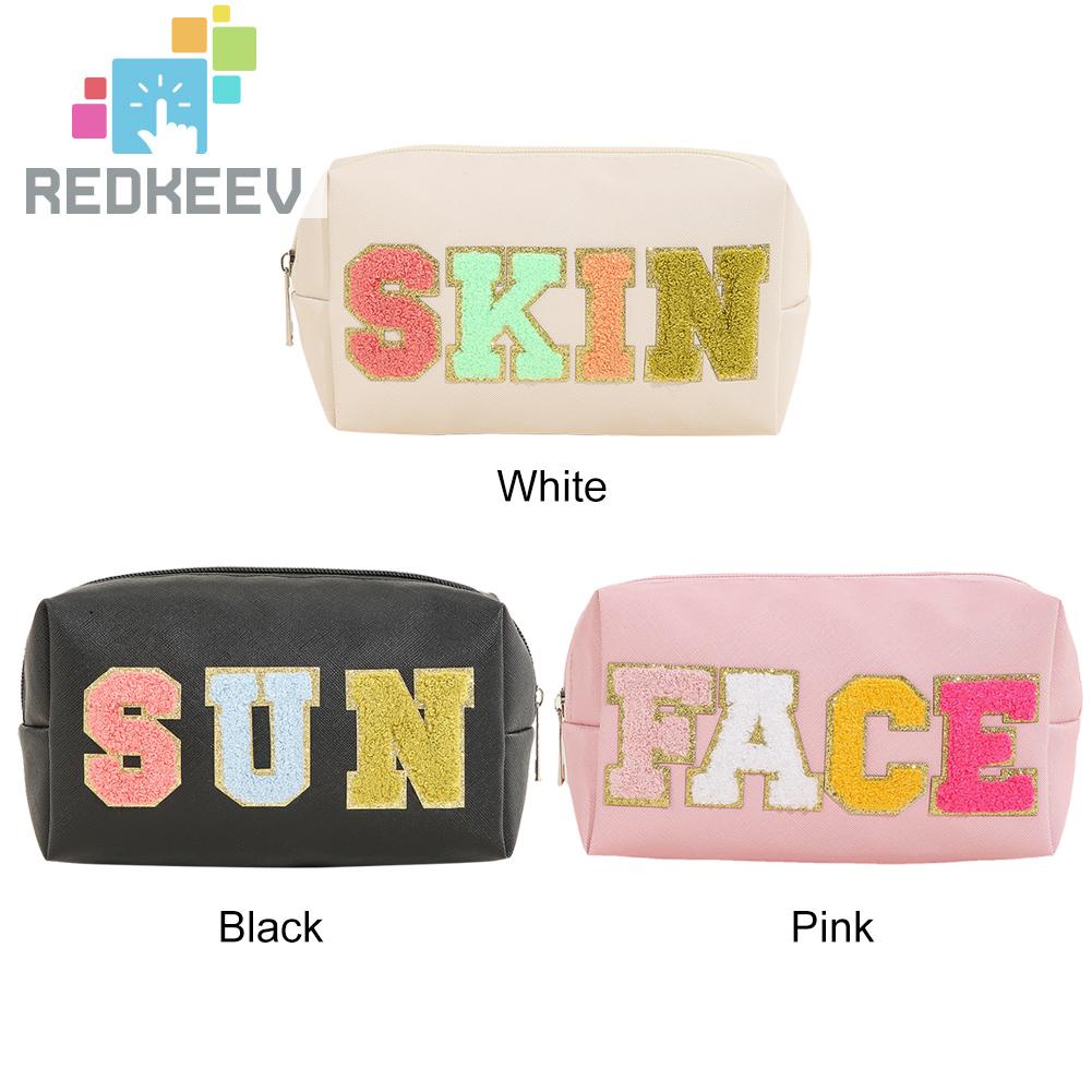 Túi Đựng Mỹ Phẩm Da PU Sức Chứa Lớn Tiện Dụng Cho Nữ