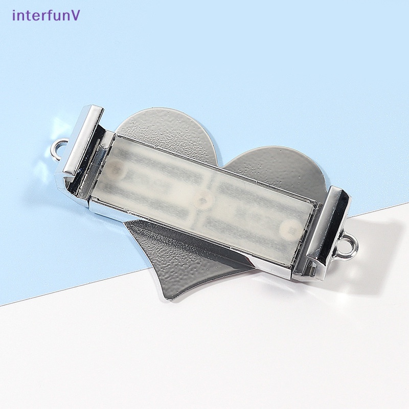 [InterfunV] Giá Đỡ Điện Thoại Di Động Dạng Chuỗi Đeo Cổ Có Thể Tháo Rời Gương Hình Trái Tim Kẹp Lưng [Mới]