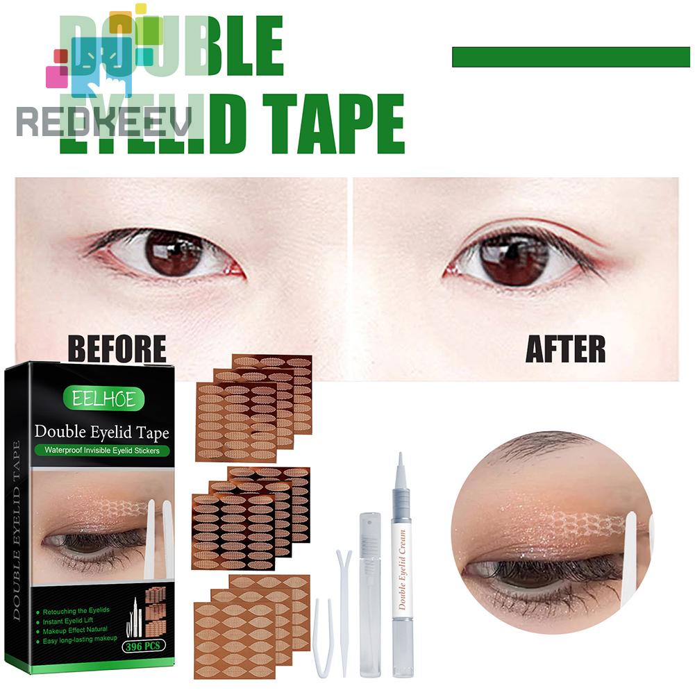 Bộ 396 Miếng Dán Kích Mí Với 3 Hình Dạng Khác Nhau