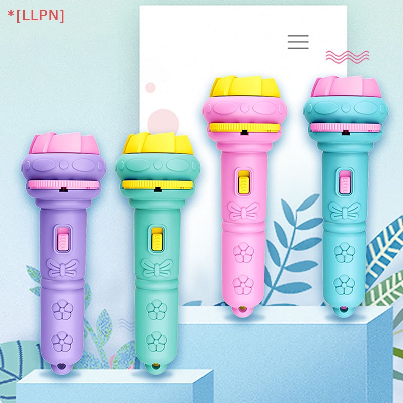 Đèn Pin Chiếu Hoạt Hình 10 Thẻ 80 Họa Tiết Sáng Tạo Dành Cho Trẻ Em