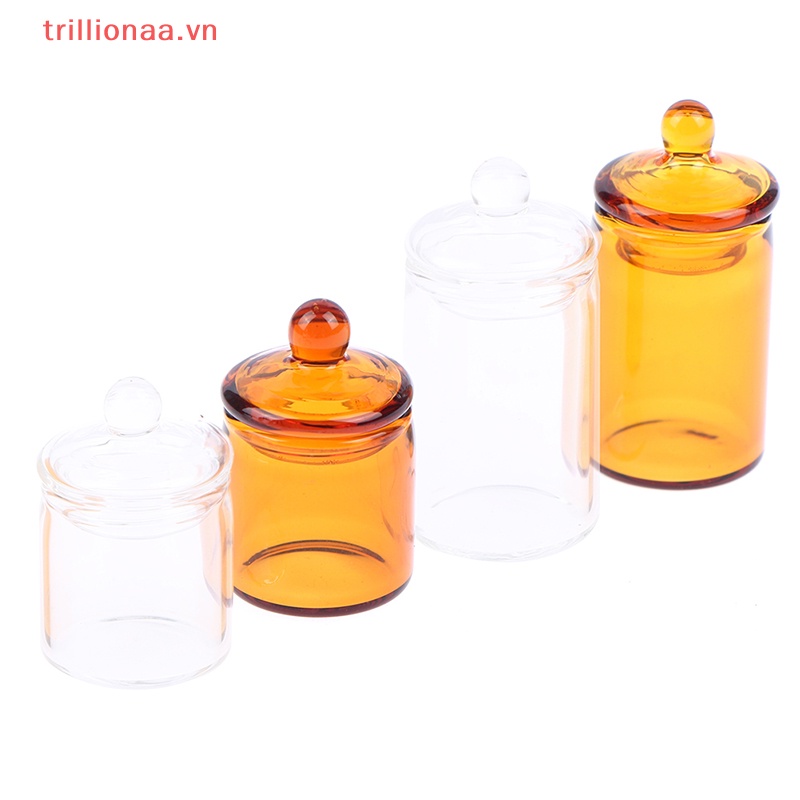 Hũ Thủy Tinh Mini Đựng Kẹo / Hạt Cà Phê Tỉ Lệ 1: 12 Trang Trí Nhà Búp Bê
