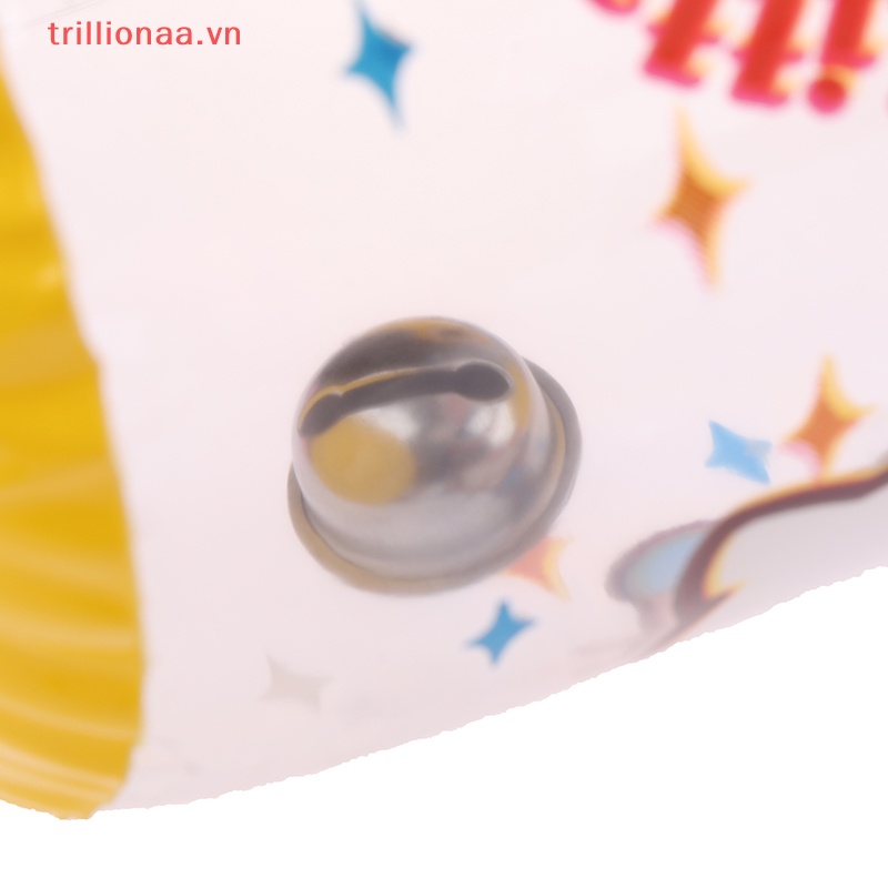 Búa Bơm Hơi Trillionaa Họa Tiết Hoạt Hình Có Chuông Màu Sắc Ngẫu Nhiên Cho Bé