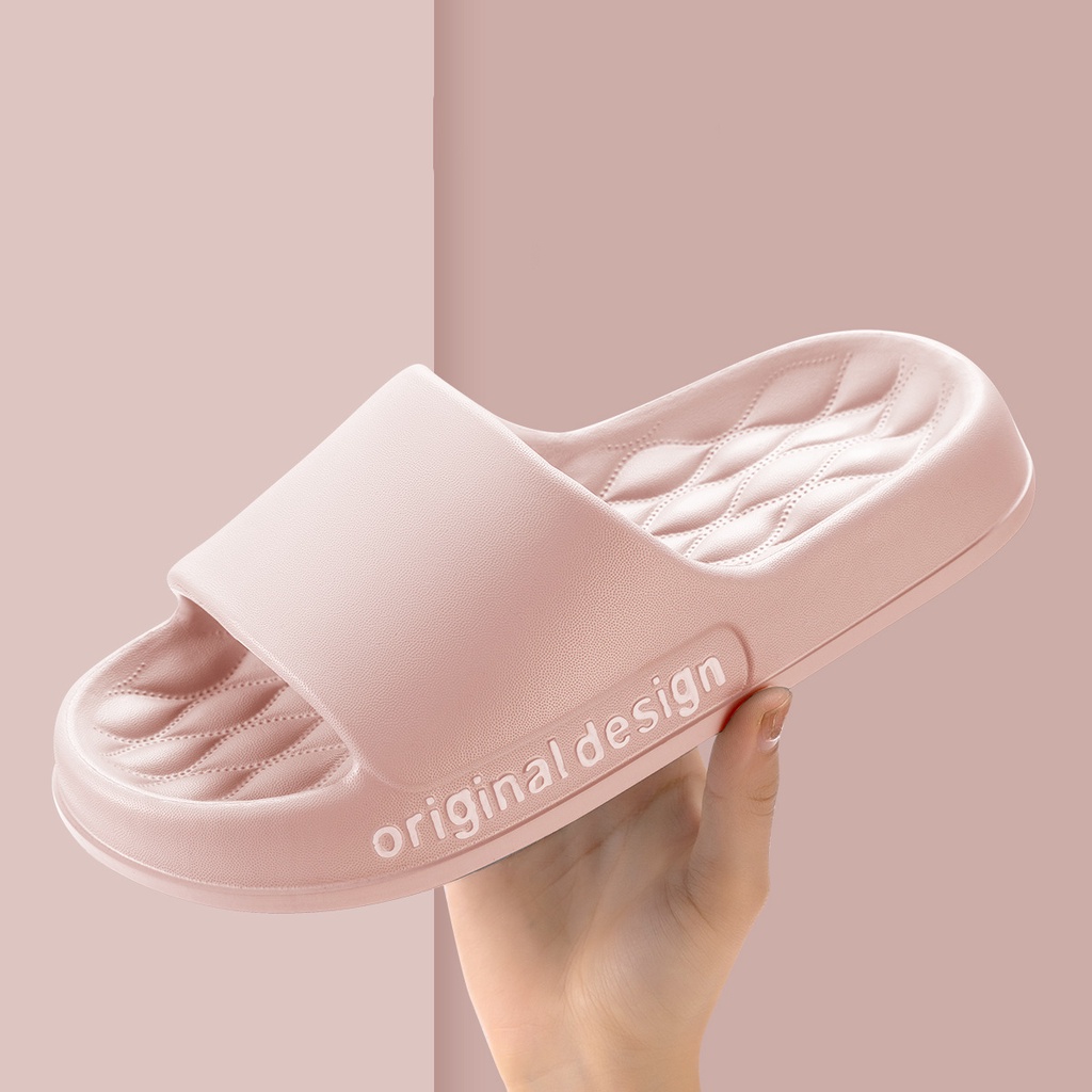 Dép Đi Trong Nhà Đế Dày Chống Trượt Phong Cách Mới Mùa Hè Cho Cặp Đôi