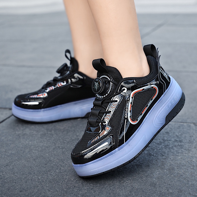 Giày Trượt Patin Có Đèn LED Siêu Nhẹ Dành Cho Trẻ Em Và Người Lớn