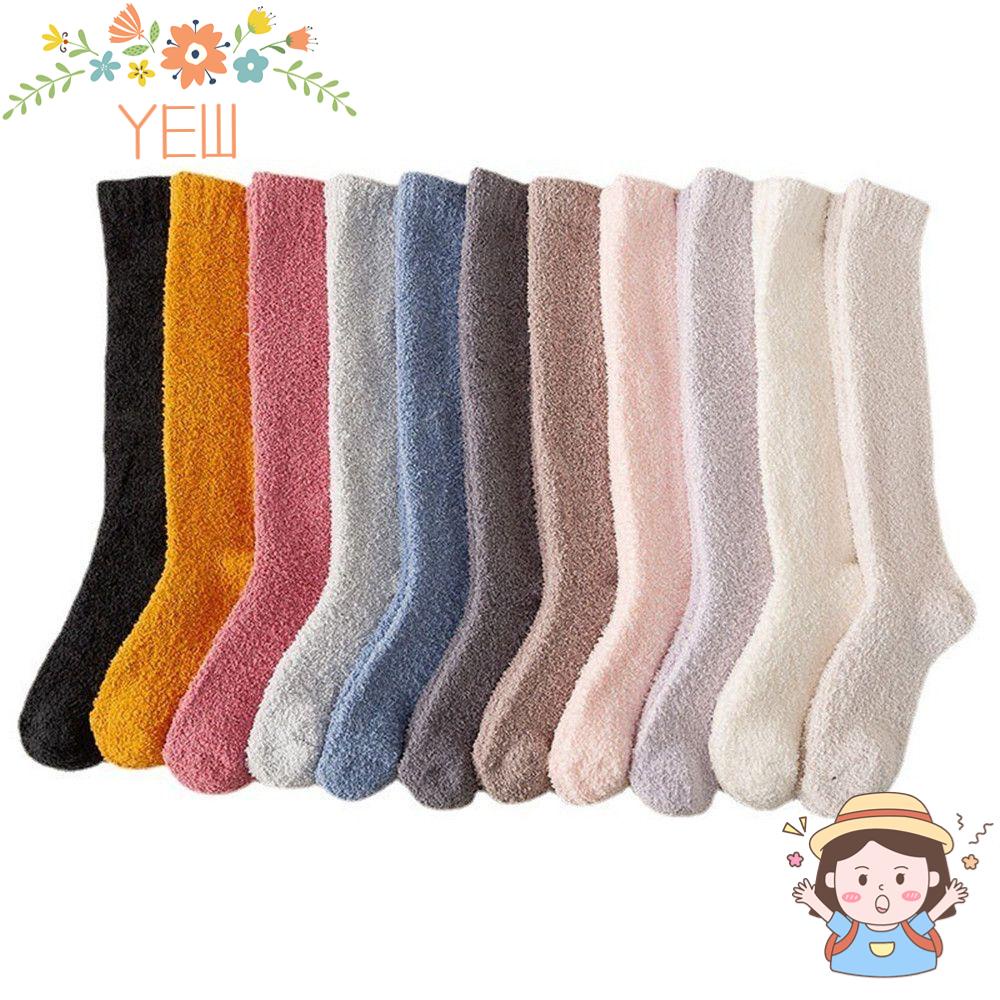 Vớ Nhung San Hô Dày Mềm Mại Giữ Ấm Mùa Đông Thời Trang Cho Nam Và Nữ