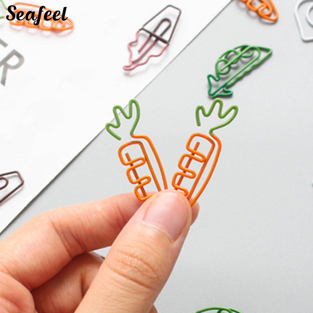 Bộ 32 Kẹp Giấy Hình Cà Rốt Hoạt Hình Sáng Tạo