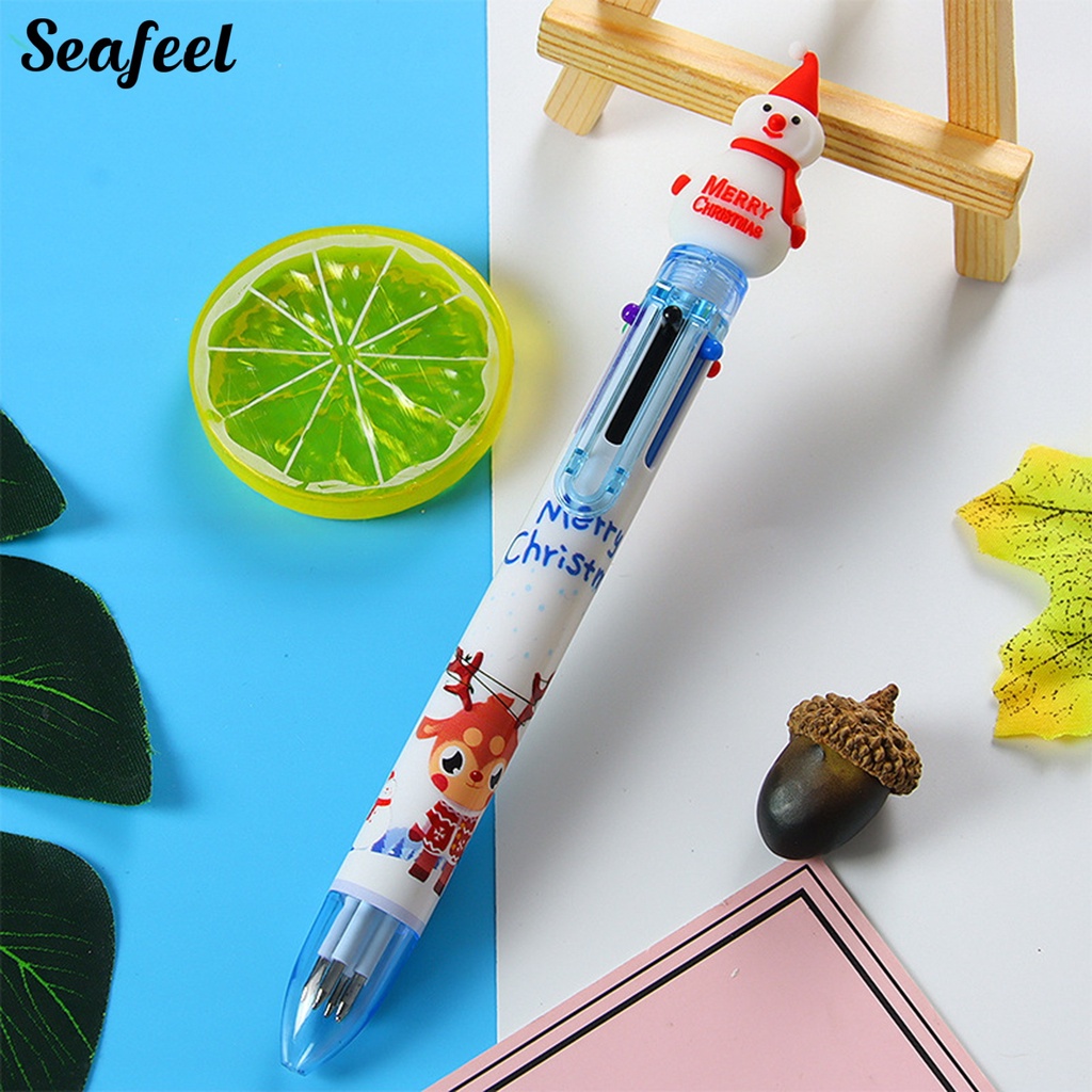 Set 2 Bút Bi 6 Màu Sắc Đáng Yêu