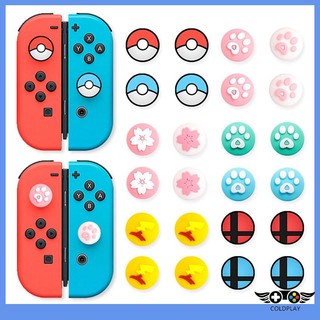 Bộ 4 nút bọc cần điều khiển cho máy chơi game nintendo switch oled lite joy-con