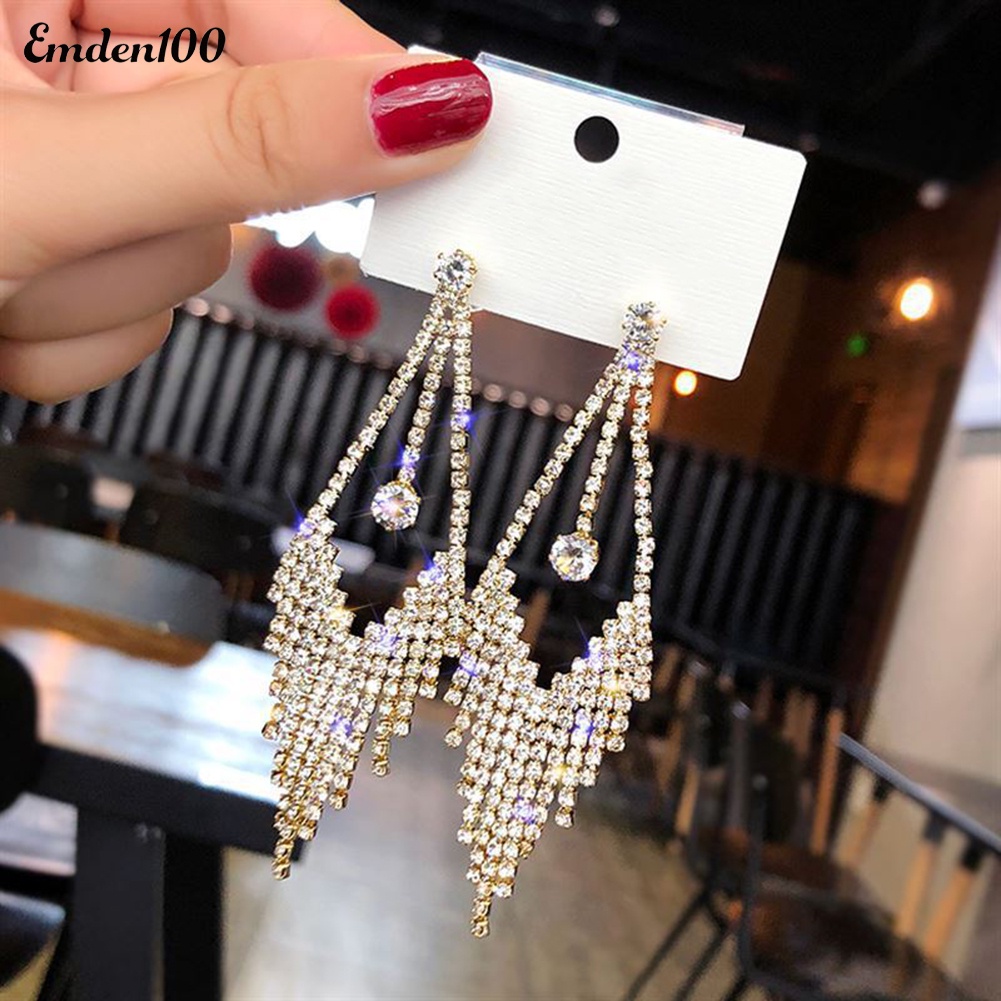 Khuyên Tai Nữ Dạng Núm Tua Thời Trang Sang Trọng