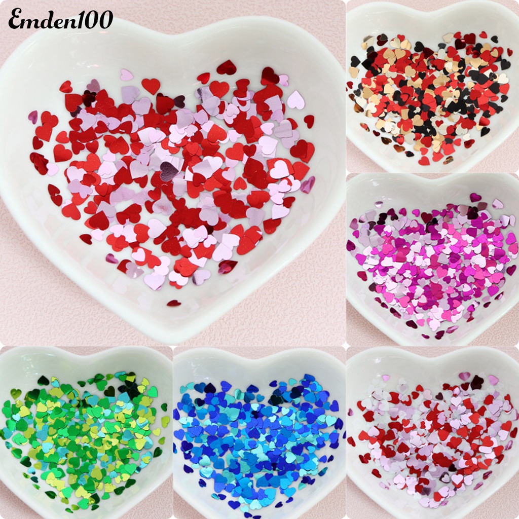 1 Hộp Phụ Kiện Trang Trí Móng Tay Lấp Lánh 6 Ngăn