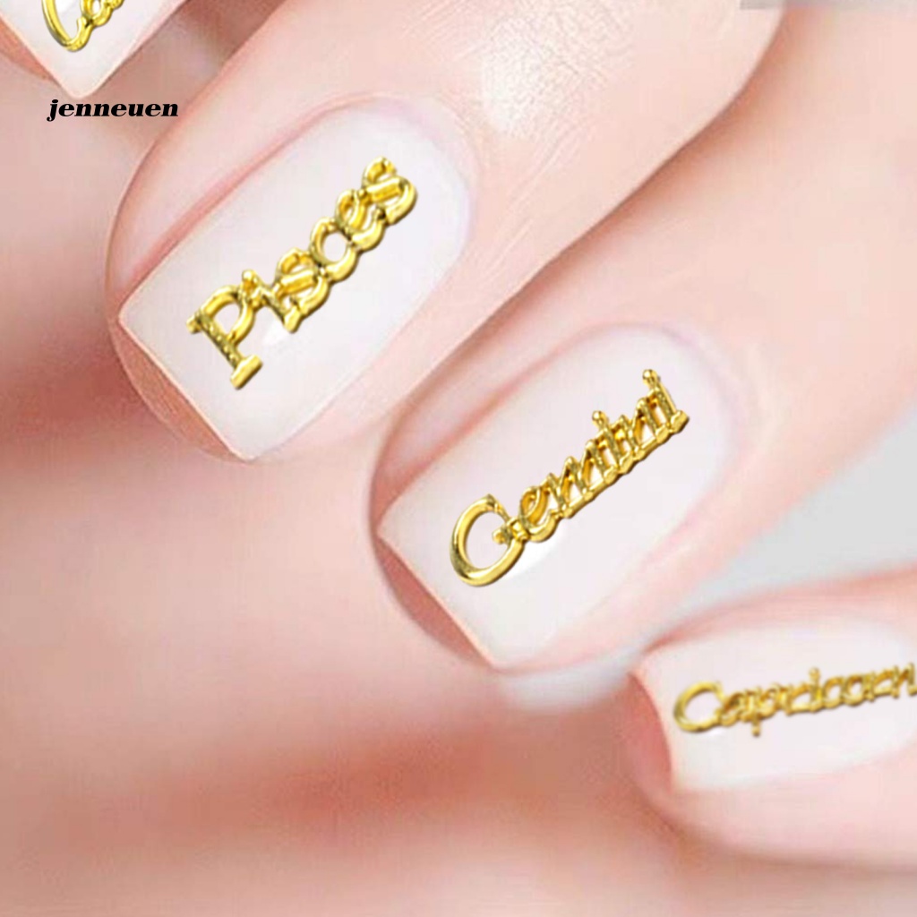 Set 12 Phụ Kiện Trang Trí Móng Tay Nghệ Thuật Hình Chòm Sao Lấp Lánh Cho Nữ