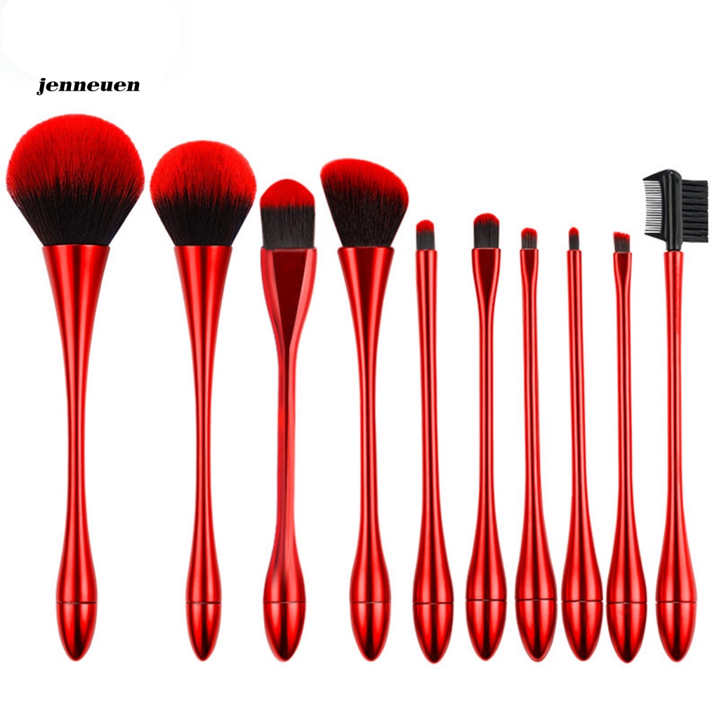 Set 10 Cọ Trang Điểm Nhẹ Nhàng Cho Da Mặt