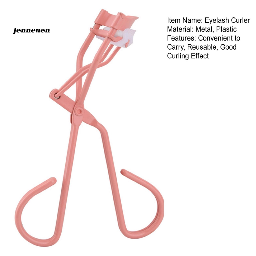 Dụng Cụ Bấm Cong Mi Chuyên Nghiệp Kèm Lược Cao Su Linh Hoạt