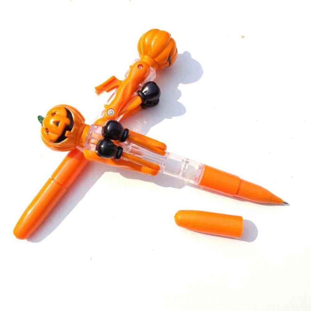 Shanrong Bút Bi Hình Quả Bí Ngô / boxing Kèm Đèn Độc Đáo Vui Nhộn Cho Dịp halloween