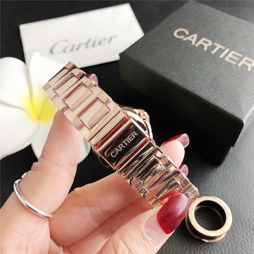 Đồng Hồ Quartz Nữ Hiển Thị Ngày Dây Thép Thời Trang