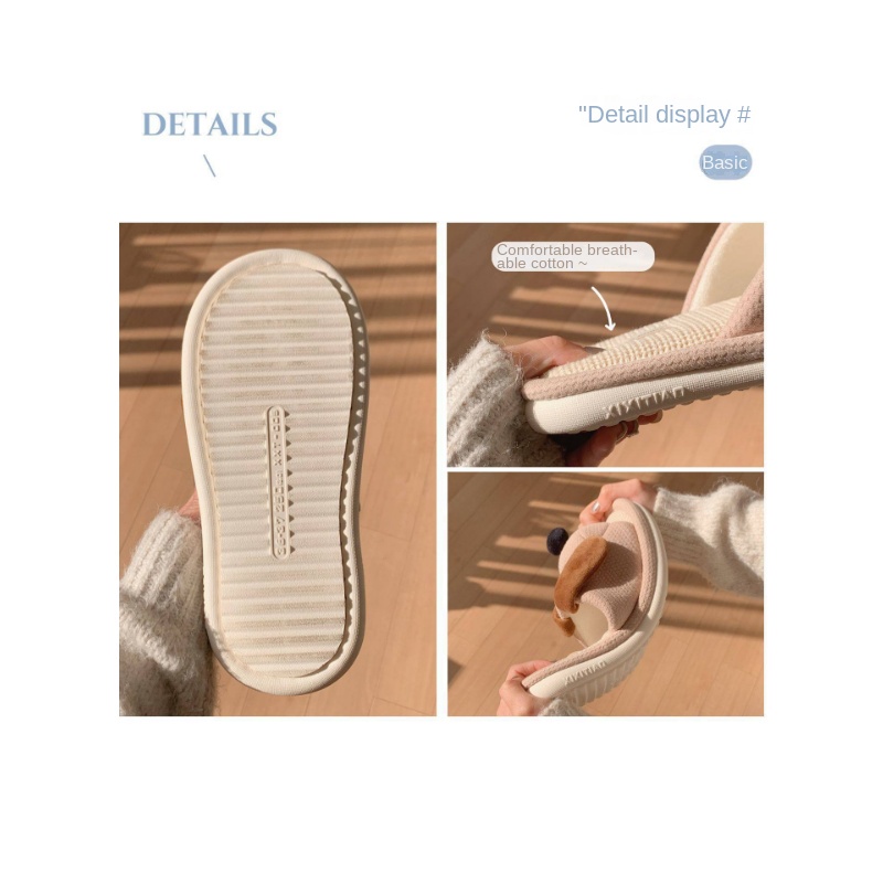 🍍XIXITIAO🍍Dép Đi Trong Nhà Đế Mềm Thoải Mái Chống Trượt Phong Cách Nhật Bản Cho Nữ HZFWS0236