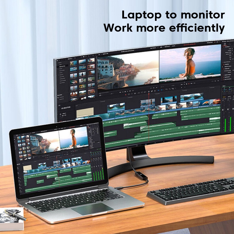 Cáp ChuyểN Từ Type C Sang HDMI 4K USB 3.1 HDTV Cho MacBook PC Laptop TV