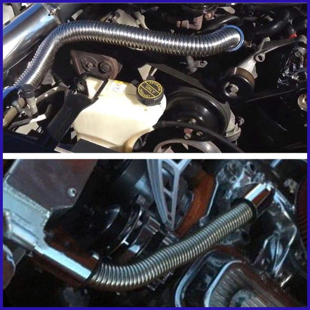 Bộ Ống Tản Nhiệt Động Cơ Xe Hơi Bằng Thép Không Gỉ Mềm Mại 24in 36in 48in Romvn