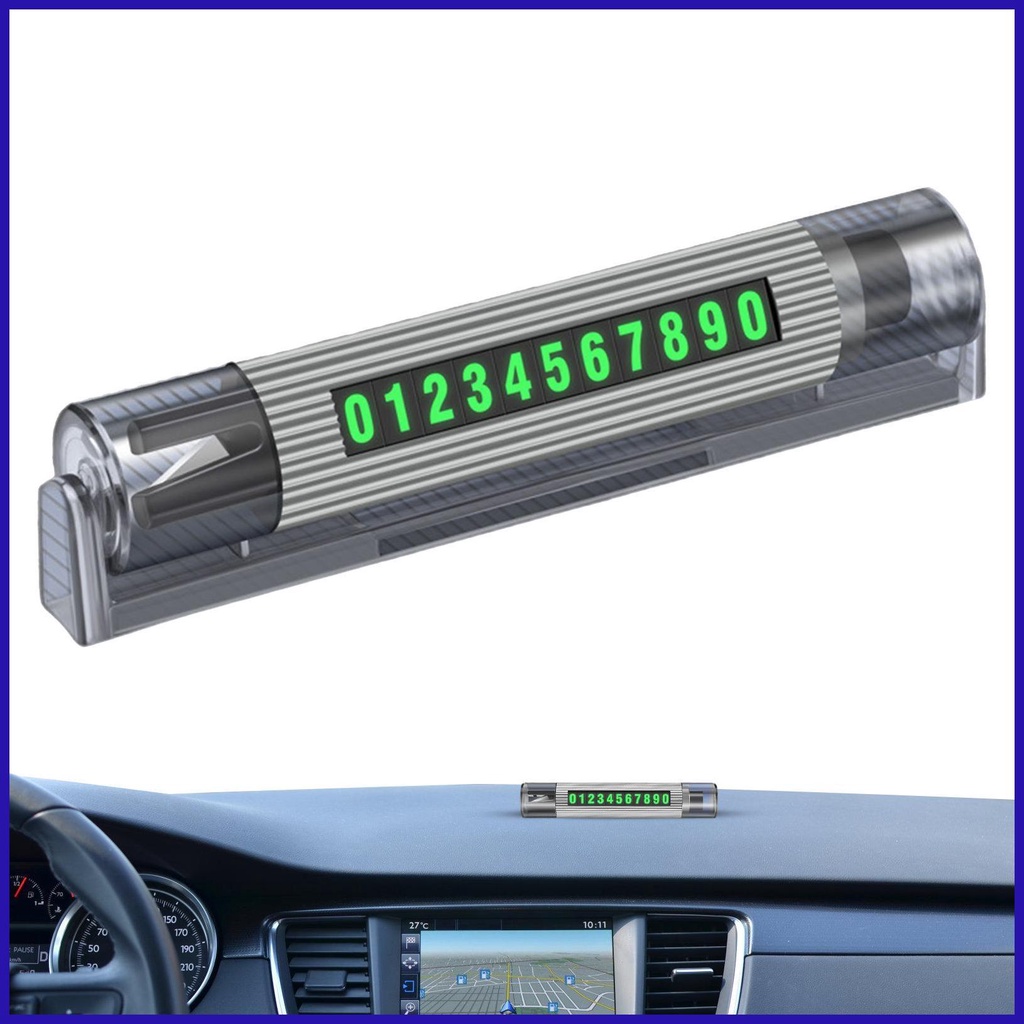 Bộ Thẻ Đậu Xe Tạm Thời Kèm Số Điện Thoại 3 Trong 1 Tiện Dụng Cho Xe Hơi