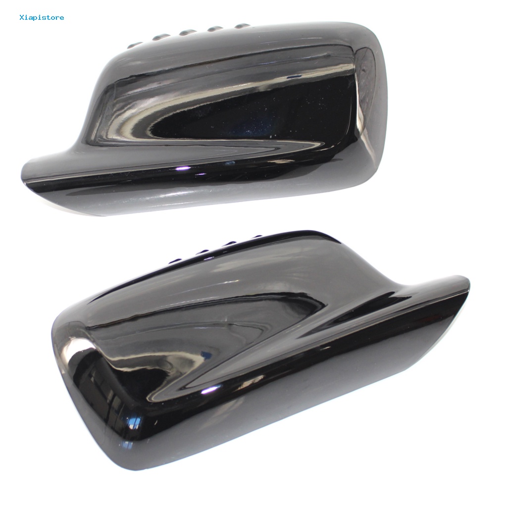 1 Cặp Ốp Gương Chiếu Hậu Màu Đen Bóng Cho Xe Hơi 51167074236 51167074235 Bộ 2 Tay Nắm Cửa 2 Cửa Chuyên Dụng Cho BMW 3 Series E46 E46