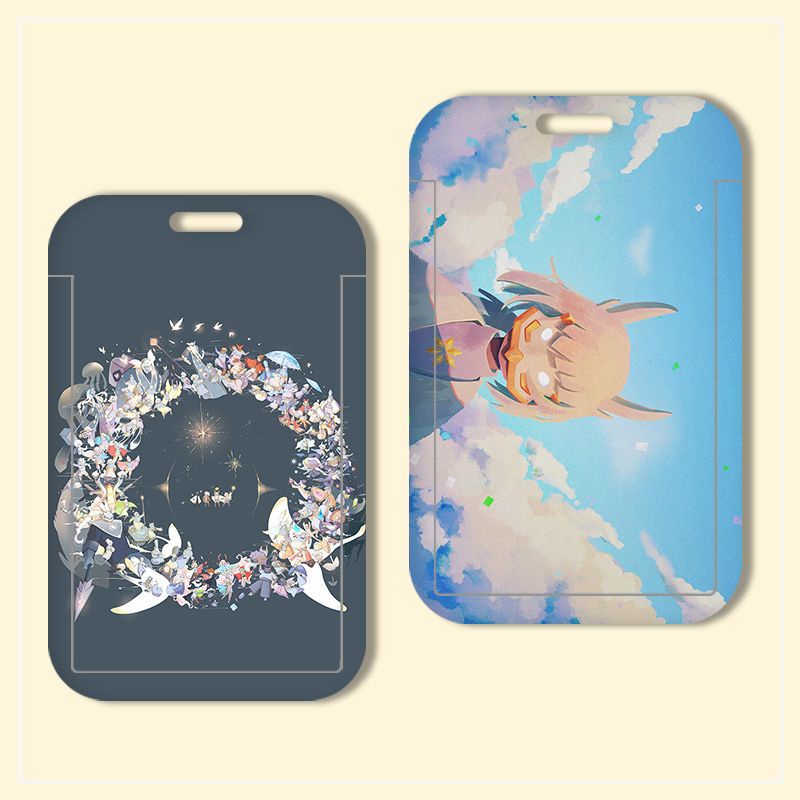 Ốp Điện Thoại Họa Tiết Hoạt Hình SKY: Bầu Trời Đầy Sao Đựng Thẻ ID Dành Cho Học Sinh