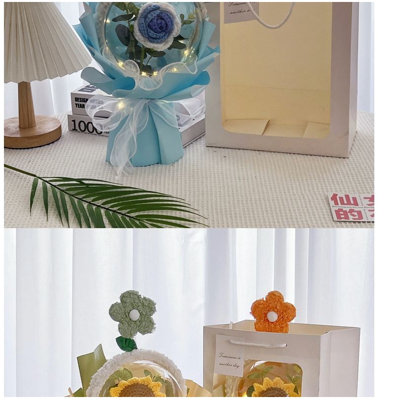 Bó hoa sinh nhật ngày lễ tình nhân, bó hoa dệt tay, quà sinh nhật cho bạn gái bạn gái