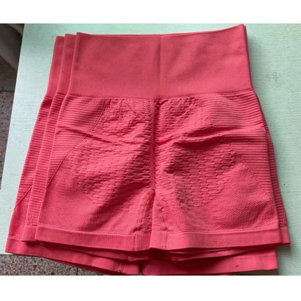 Quần Short Thể Thao Lưng Cao Không Đường May Thời Trang Cho Nữ