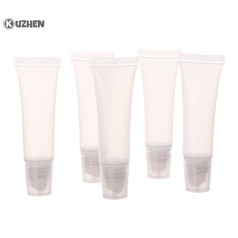 Set 10 Tuýp Son Rỗng Trong Suốt Dung Tích 5ml Thương Hiệu Koujing