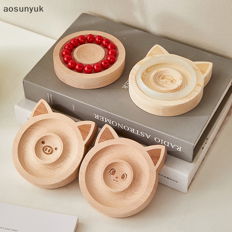 Aosunyuk Khay Gỗ Trưng Bày Trang Sức Đa Năng Trang Trí Nội Thất Cửa Hàng Bán Lẻ / Vòng Đeo Tay / Ghim Cài Áo