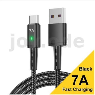 Dây cáp sạc nhanh 7a usb-a sang type-c dài 1m / 2m