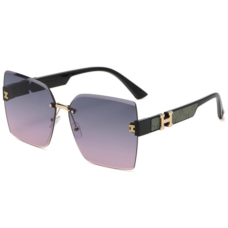 Kính Mát Thời Trang Khung Tok Tok Tok 2023 Không Gọng Màu Gradient Dành Cho Bạn Nữ