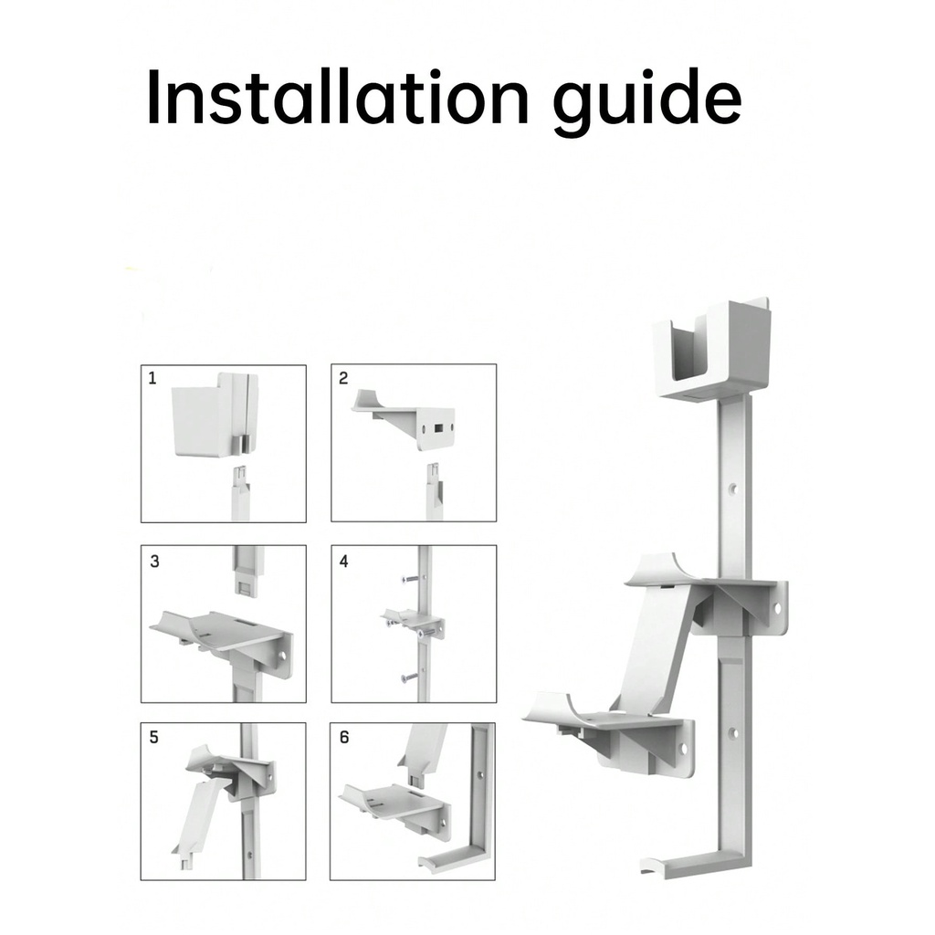 Móc Treo Tai Nghe Chụp Tai Trắng Cho PS5 / PS4 / Xbox / Switch Tay Cầm Chân Đế Giá Treo Đỡ Tai Nghe Móc Dán Tường Thiết Kế Sang Trọng Máy Tính GAMING Cao Cấp