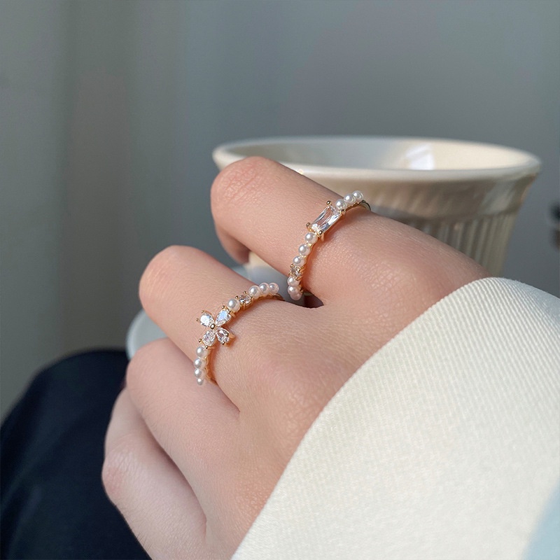 Nhẫn Hở Hình Trái Tim Đính Đá Zircon Thời Trang Cho Nữ