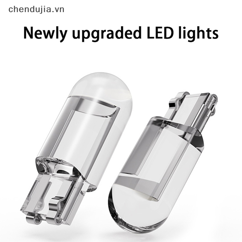 Set 10 Bóng Đèn LED T10 194 168 W5W 2825 COB 6000K Chuyên Dụng Dành Cho Ô Tô